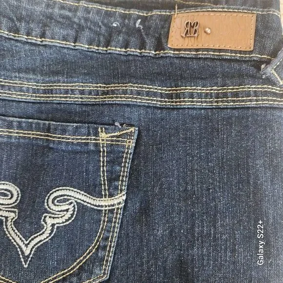 37  Royal Blue Women's Western Boot Cut Jeans Custom-Made 25x37 Plus/Tall Size - Picture 8 of 11